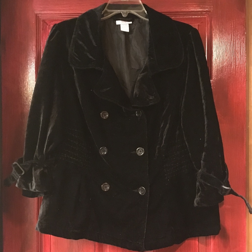 Velour blazer